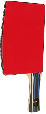 Perfeclan Raquette de Tennis de Table de Forme Unique, Manche en Bois, Couteau, pour Une Performance Professionnelle en compétition, avec du Caoutchouc