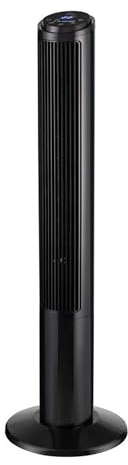 Vidacharmy - Ventilatore a torre (102 cm), 20 dB, velocità fino a 8 m/s, display LED touchscreen, telecomando, 3 velocità, timer da 15 ore, oscillazione di 85°, silenzioso, raffreddamento rapido
