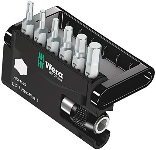 Wera - 05056168001 - Bit-Sortiment, Bit-Check 7 Hex-Plus 1, 7-teilig