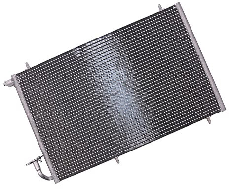 ATEC Germany Condensador Condensador de aire acondicionado sin secador Compatible con PEUGEOT 206 CC (2D), 206 Schrägheck (2A/C), 206 Stufenheck, 206 SW (2E/K)