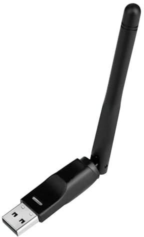 /G RT5370 USB 2.0 150mbps WiFi Tarjeta de Red inalámbrica 802.11 B n Adaptador LAN con Antena giratoria Negro