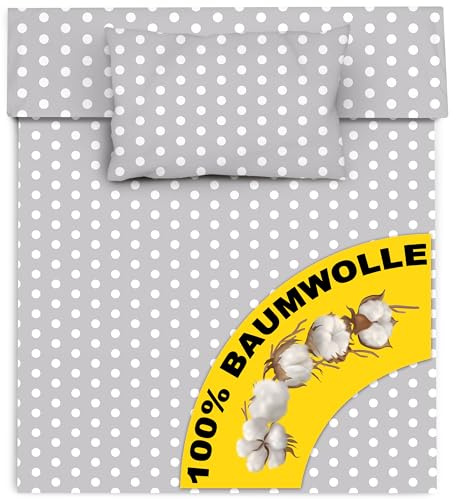 Amilian Kinderbettwäsche 100x135 Baby Bettwäsche Set Größe Babybettwäsche 135x100 mit Kissenbezug 40x60 100% Baumwolle Babybett Kinderbettwäsche 100x135 Jungen Mädchen Bettwaesche