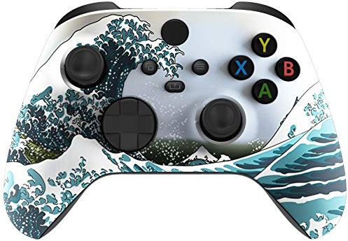 eXtremeRate Front Gehäuse Case für Xbox Series X&S Controller, Vorderseite Hülle faceplate Cover Skin Shell Zubehör für Xbox Core Controller-Welle