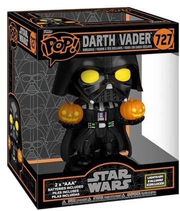 Funko POP! Super: Star Wars - Darth Vader (SFX) Lights & Sounds | Offizielles Sci-Fi Merch - Vinyl Sammelfigur als Regal Deko - Geschenkidee zum Geburtstag für Fans und Sammler