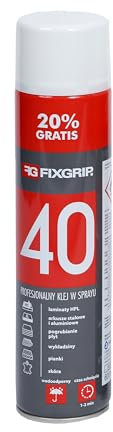 Pegamento para tapicería, adhesivo de contacto, adhesivo de alta temperatura, adhesivo FIXGRIP, 600 ml