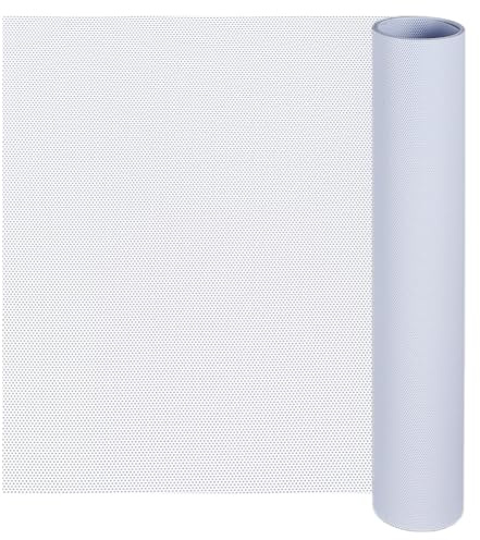 BENECREAT 200x30cm Weißer Computer Mesh Staubfilter, PVC staubdichte Mesh Filterabdeckung für Computergehäuse und Lüfter Staubschutz, 0.2mm dick