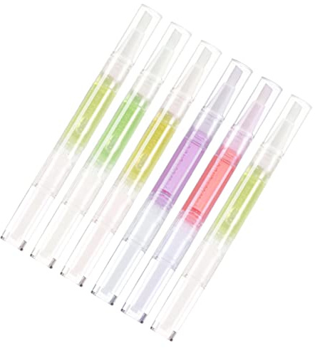 CANIGHT Aceite Para Cutículas De Uñas 6 Bolígrafos Reparadores Aceite Esencial Pluma Del Cuidado De Uñas Gehwol