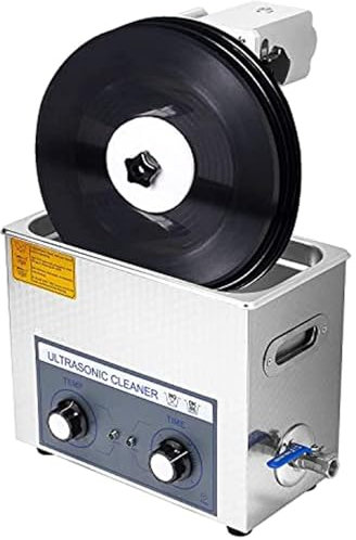 Portable Vinyl Records Cleaning Machine, 6L Ultrasonic Cleaner Disc Washer, Vinyl Record Cleaning System, 0~30 Min Timing, Clean 4 Vinyl Records One Time, Restore Your Records