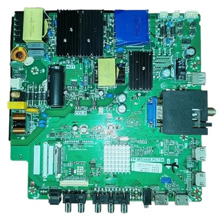 TV Motherboard，Compatible For TP， MS3458.PC758 U515CV-UMR 4k T500QVR06.0 T500QVN03.2 108W 550MA Replace TV Motherboard Inverter Accessory.