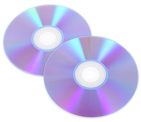 JUMPLAWN 2 Piezas Discos Grabables de Audio y Compatibles con DVD para Estudio Casa y Profesional