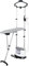 Megonia Ferro da Stiro Verticale Professionale: 1400W 6Bar 12 Livelli di Vapore Regolabili con Asta Telescopica Piastra Ceramica Ideale per Tende/Hotel/Ufficio/Camicie/Tessuti/Casa/Lavanderia