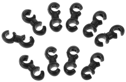 UPKOCH 10PCS Bike S Clips Cable Clamps for Mountain and Road Bicycles Brake Gear Cable Holders Install Transmission Line Buckles for Secure Cycling Management