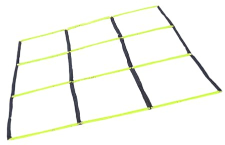 Haodream Multifunktionale angepasste Geschwindigkeitstrainingsleiter für Sportler, Trainer, Kinder, Indoor Outdoor Fitnessgeräte, langlebige Fußball Agility Trainingsgeräte