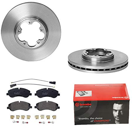 2 Bremsscheiben belüftet Ø288 mm + Bremsbeläge vorne Vorne von Brembo Innenbelüftet (P-B-01-00446) Bremsensatz Bremsanlage Bremsen-Kit,Bremsenset, Bremsscheiben, Bremsbeläge, Bremsen-Set, Beläge,
