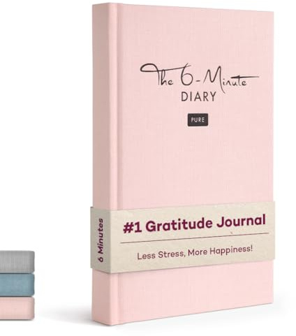 The 6-Minute Diary PURE (English Version) | tacksamhets- och antistressdagbok | dagligen 6 minuter för personlighetsutveckling, rofylld sinnesstämning och varsamhet (Orkide, Engelska)
