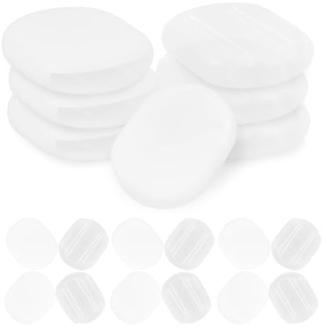 EXCEART Ohrclips Polster Umweltfreundliche Ohrklemmen Pads 40 Stück Weiche Silikon Matte Für Druckentlastung Und Rutschfestigkeit Bei Ohrschmuck Diy Zubehör