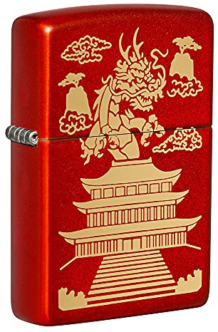 Zippo Armor Chinese Dragon Briquet Unisexe, 6.0 x 4.0 x 2.0 cm