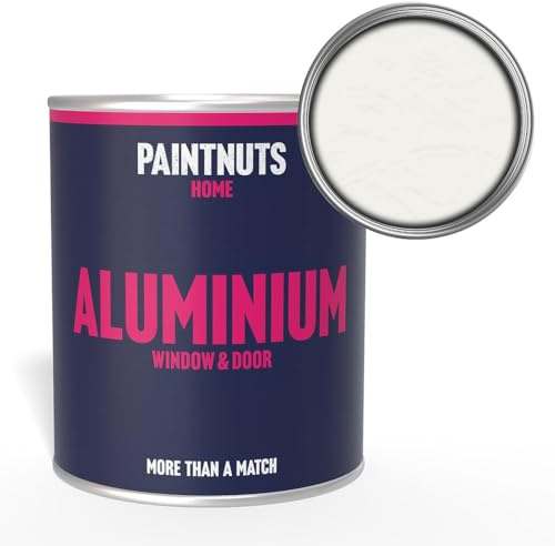 Paintnuts Aluminium Window & Door Paint - RAL-9016 - TRAFFIC WHITE Gloss 250ml Tin