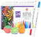 TBC The Best Crafts Acrylic Paint Pen -24 Color waterproof, non-toxic, odorless, suitable for paper, pottery, stones, backpacks, glass, eggs, fabrics, plastics, handicrafts, gift cards Gifts for Kids