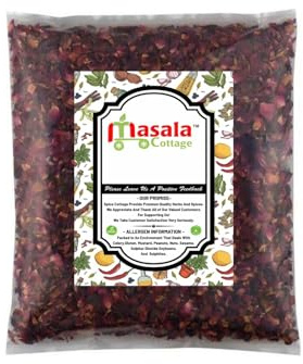 Rose Petals Dried | Edible for Wedding Confetti, Celebrations Premium Quality by Masala Cottage® 25g-1900g (90, Grams)