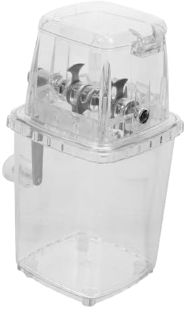 HOOTNEE Macchina Per Ghiaccio Manuale Tritaghiaccio Portatile Multifunzionale Design Compatto e Facile Da Usare Per Cocktail Dessert e Bevande Fresche Per Casa Ufficio e Feste