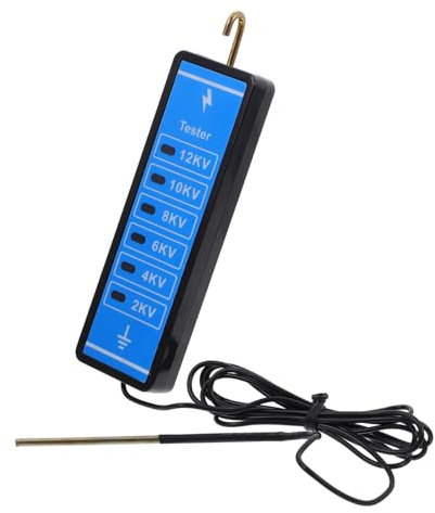 jojofuny Portable Voltage Tester Für Elektrische Zäune Elektronisches Messgerät Für Landwirtschaftliche Anwendungen Bis Sicher Und Zuverlässig Für Tierhaltung Und Farmbetrieb
