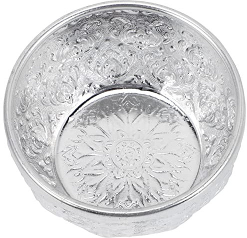 Ciieeo Metal Bowl Salad Bowl Lid for Parties Diameter Smooth Edges Easy to Clean