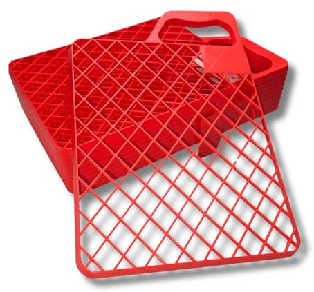 Abstreifgitter verschiedene Größen Farbgitter aus Kunststoff, Malergitter, Abrollgitter, Farbabstreifgitter, Malerzubehör, Malerwerkzeug, Variante:20x24cm (10Stück)