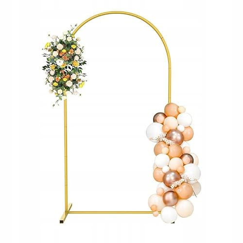 Brokatove Ballonwand-Ständer 1x2 m mit Gewichten | Stabil mit Wassergewichten, schnelles Aufbauen, Hochzeit Kulisse, vielseitig