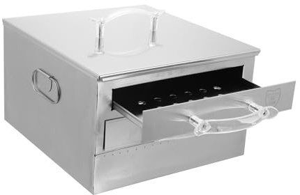 Machine à Rouleaux de Riz à Tiroir en Acier Inoxydable Double Couche | Argenté, Structure Robuste et Résistante à Rouille, Chauffe Rapide pour Hôtels et Salles de Petit-déjeuner