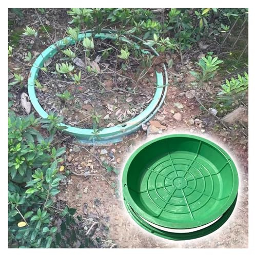 Green Septic Tank Lid - 24 Plastic Manhole Cover for Grass Planting, Ideal for Community Gardens & Parks, Durable Outdoor Accessory, Heavy-Duty Garden Pot Protector