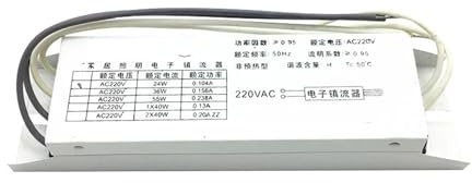 ballast électronique Ballasts électroniques dédiés à Tube H universel 24W 36W 40W 55W, redresseur de lampe fluorescente AC220V 1 sortie 2G11(36-55W Universal)