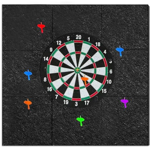 9Stück Selbstklebender Zusammensetzbarer Schutz,Dartboard Wandschutz,30x30cm Gespleißte Dart Backboard,Filzplatte Für Wand,Dartscheiben Rückwandschutz,Für Zuhause Wohnzimmer Spiel Sport Party Tägliche