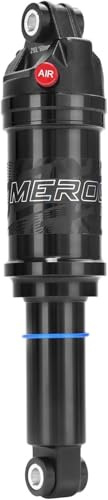 Kcolic Amortiguador Trasero Aire para Bicicleta Montaña con Sistema Bloqueo Rebote, Suspensión Ajustable 125/150/165/190/210 Mm para Ciclismo MTB, Aleación Aluminio Negro 190 * 50mm