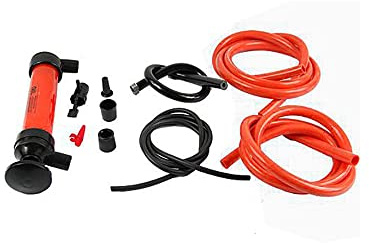 Hyfive Syphon Pump Vacuum Pump Suitable For Pumping Oil Petrol Diesel & Water - Perfect Small Water Pump and Fuel Transfer Pump - Oil Extractor Pump And Air Inflator