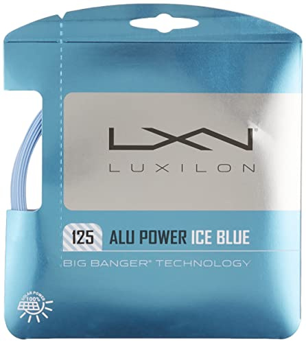Luxilon Tennis Racket String, Alu Power 125, 12.2 m, Blue, 1.25 mm, Unisex, WRZ995100BL