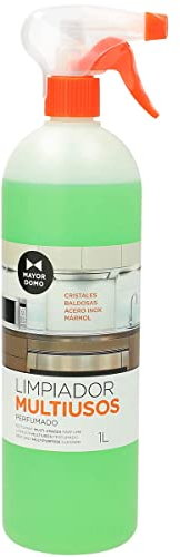 Limpiador Multiusos de Superficies Perfumado Pulverizador para Cristales Azulejos Acero Inoxidable 1 litro Mayordomo