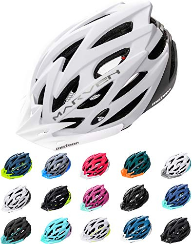 meteor® Marven Fahrradhelm Herren Damen Kinder-Helm MTB rollerhelm mädchen kinderfahrradhelm für Downhill rennradhelm Mountainbike Inliner skaterhelm BMX fahradhelm Scooter Jungen Bike Helmet