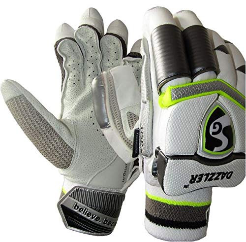 SG Dazzler Cricket-Schlaghandschuhe, Beste Qualität, leicht, für Herren, Handfläche aus Premium-Qualität