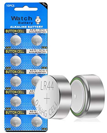Cotchear Lot de 10 piles bouton LR44 AG13 L1154 1,5 V G13 357 303 SR44 LR1154