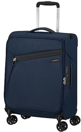 Samsonite Litebeam - Spinner S, Handgepäck, 55 cm, 39 L, Blau (Midnight Blue)