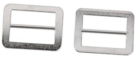 NUOBESTY 10stücke Teiliges Metallischer Verstellbarer Gurtband-schieber Innenmaß Langlebige Zinklegierung Silberfarben Geeignet Für Taschen Hundehalsbänder Und Rucksäcke