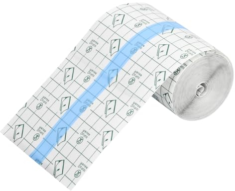 Bendaggio Antiallergico 10cm x 10m, Pellicola Protettiva Traspirante, Benda Pellicola Trasparente, Benda Adesiva Impermeabile per Aftercare Tatuaggi, per Ferite Sport Bagno