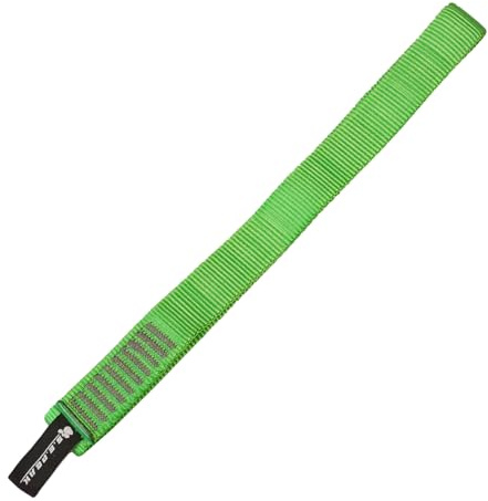 SEPEAK 25mm Nylon Climbing Sling Loop Runners, 29KN/6520 lbs, 1-Inch Tubular Webbing, Sturdy Sewn Strap for Arborist,Climbing,Positioning,Rigging, Ziplining, Anchoring,Hanging,1pc,12inch,Green