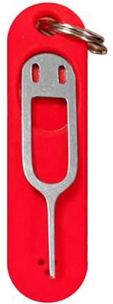 Simm Auswerfer Werkzeug | Edelstahl Auswerfer Pin | Simm Card Tool | Simm Card Removal Tool | Simm Card Tray Öffnungswerkzeug | Nadelöffner Auswerfer Abnehmbarer Schlüsselanhänger Charm für