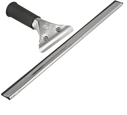 Tergicristallo multiuso in acciaio inox per schermi doccia, piastrelle e altro (35 cm)