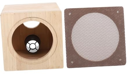 PRETYZOOM Boîte Enceinte Bois pour Voiture et Camion Caisson Audio Portable pour Basses Profondes Caisse pour Système Sonore