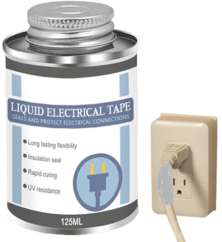Dmuzsoih Revestimiento De Goma Líquida,125ml Sellador de Cables Impermeable Adhesivo,Adhesivo Sellador Aislado - Para Mejoras Del Hogar Componentes Electrónicos Electrodomésticos Mantenimiento