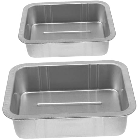 TOYANDONA Bandejas de Drenaje de Aceite Automotriz de Acero Galvanizado Set de Dos Tamaños Pequeño y Grande Bandejas Antigoteo Reforzadas para Mantenimiento y Recogida de Aceite Usado