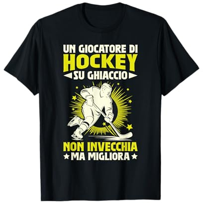 Hockey Regali Giocatore di Hockey Divertente Maglietta